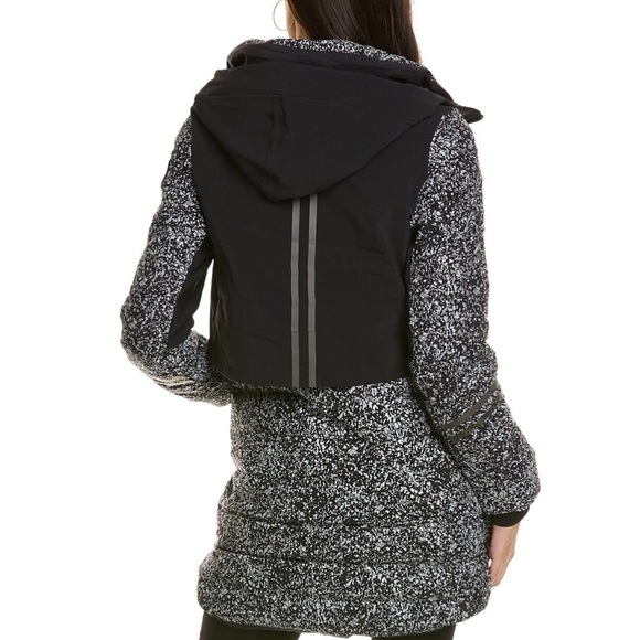 ๐ Canada Goose Black Label CW Hybridge Down Reflective Long Puffer Coat XS - Picture 2 of 16